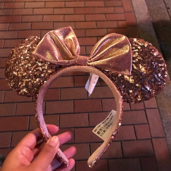 Authentic Rose Gold Minnie Ears - Picture 4 of 5